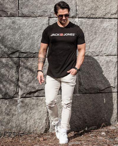 Logo T-Shirt Black Jack & Jones