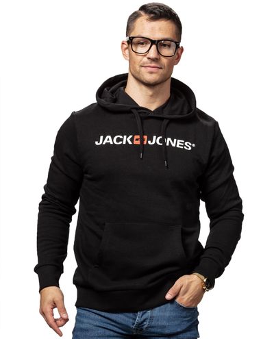 Logo Hoodie Black Jack & Jones