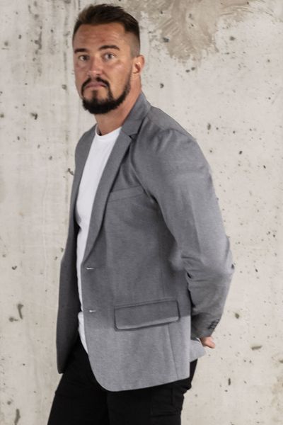 blazer gris de hombre