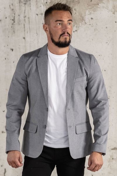 blazer gris de hombre