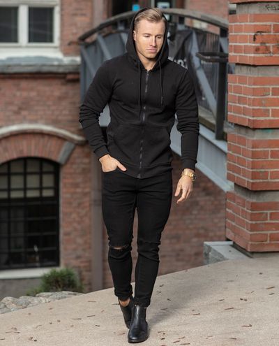 Sudadera con capucha negra Ceres Only & Sons