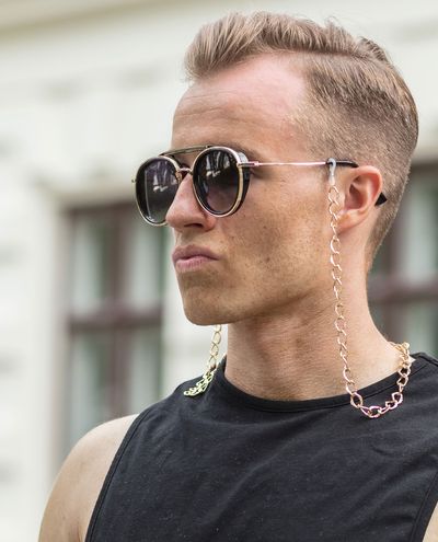 Sunglasses Ibiza With Chain Urban Classics Sunglasses Ibiza With Chain Urban Classics