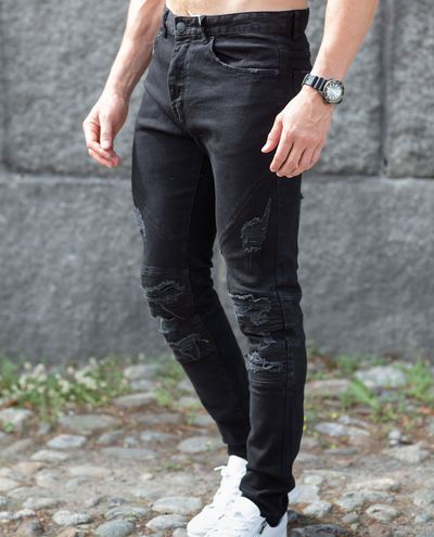 Inverted Biker Ian Denim Jeans L32 Urban Classics