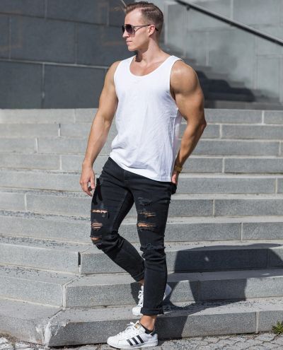 Steen White Tank Brandit