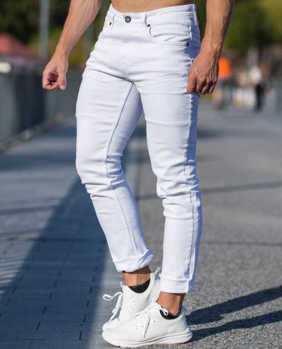 White Jeans Slim L32 Rusty Neal