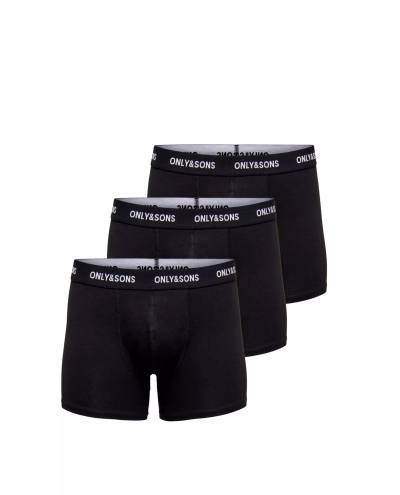 Fitz Trunks 3pack Black Only & Sons