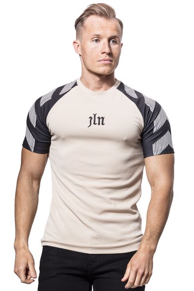 John Structured T-Shirt Beige Jerone
