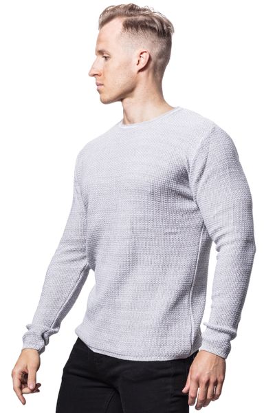 Structured Gray Knit Carisma