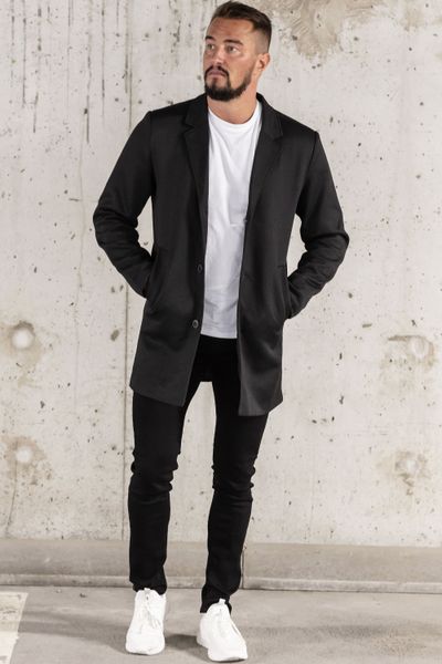 Chuck Black Coat Men JACK & JONES