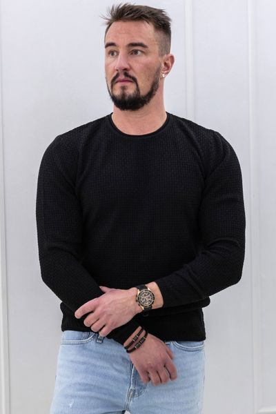 punto estructurado negro de hombre