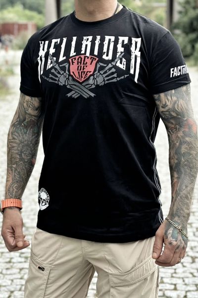 Camiseta rock spiritual de hombre con estampado en la espalda