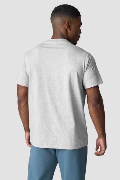 camiseta gris de alta calidad para los hombres de tiempo libre
