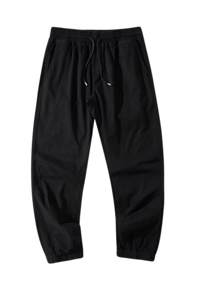 Pantalones elásticos negros JERONE