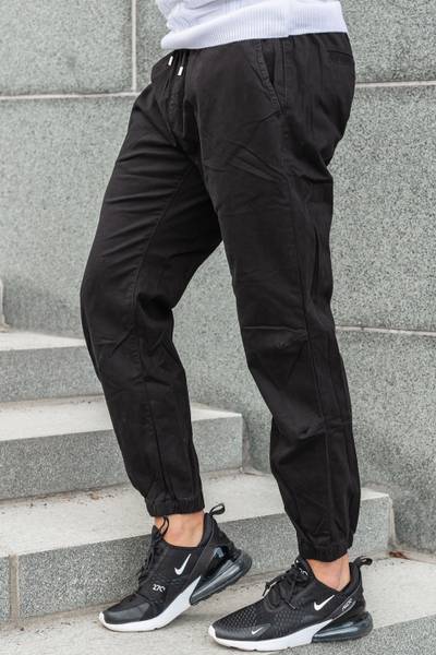 Pantalones elásticos negros JERONE