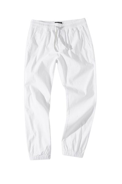 Pantalones elásticos blancos JERONE