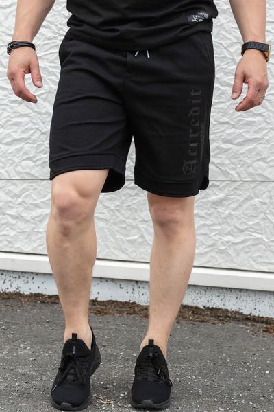 Pantalones cortos tipo college negros Accredit JERONE Pantalones cortos tipo college negros Accredit JERONE