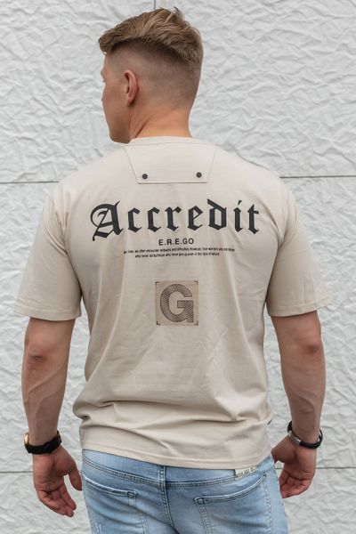 Camiseta Accredit color marrón claro JERONE Camiseta Accredit color marrón claro JERONE