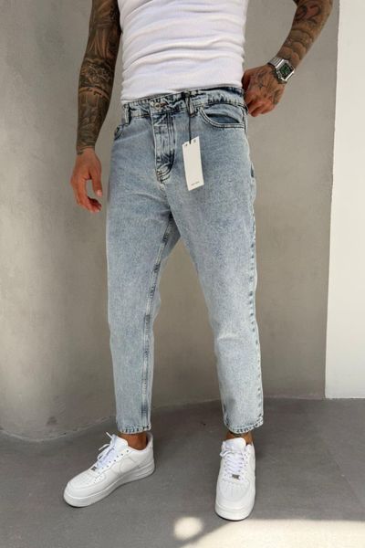Vaqueros de moda lavados con piedra L32 JERONE Vaqueros de moda lavados con piedra L32 JERONE
