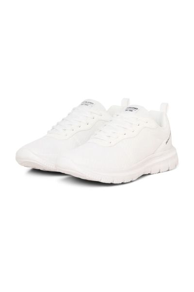 Zapatillas de malla blanco puro Taylor Jack & Jones