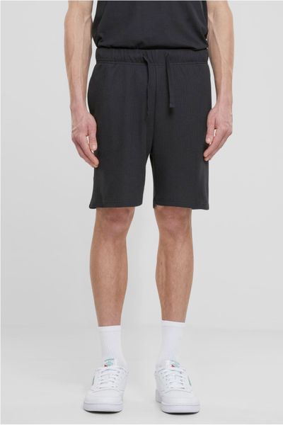 Pantalones cortos negros con textura de gofre URBAN CLASSICS Pantalones cortos negros con textura de gofre URBAN CLASSICS