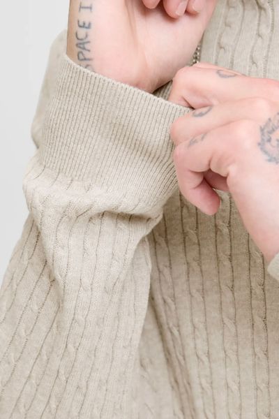 Suéter marrón claro Eemil de Jack & Jones