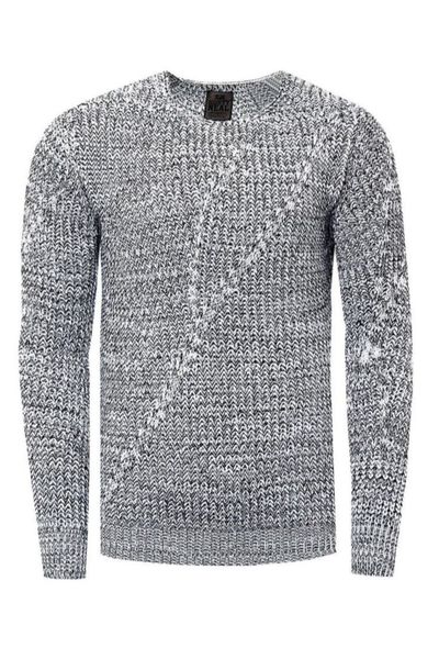 Suéter suave gris jaspeado RUSTY NEAL