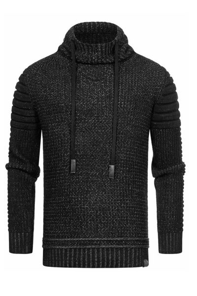Suéter negro con cuello alto RUSTY NEAL