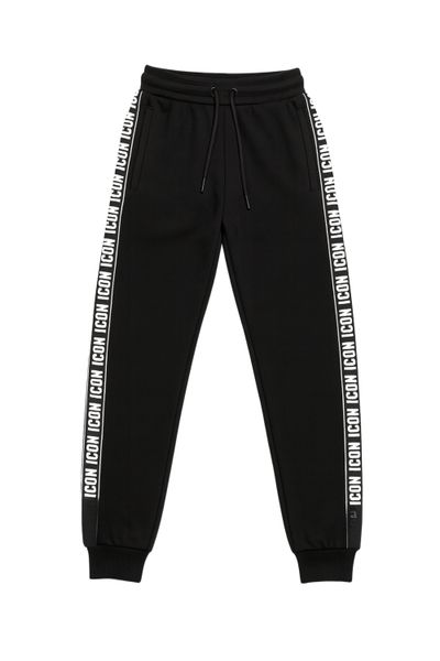 Pantalones de chándal negros con estampado de texto JERONE