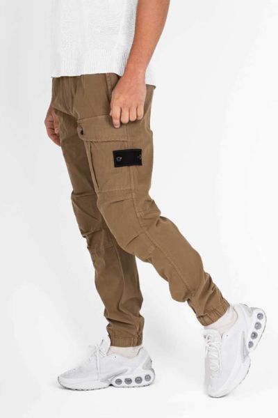 Pantalones cargo marrones suaves y elásticos Jerone