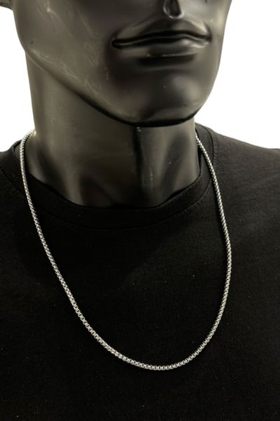 Cadena plateada de 60 cm JERONE JEWELLERY Cadena plateada de 60 cm JERONE JEWELLERY