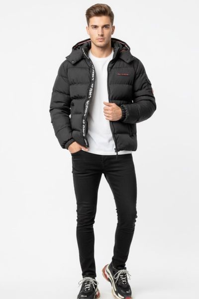 Chaqueta de invierno negra ICON Jerone Chaqueta de invierno negra ICON Jerone