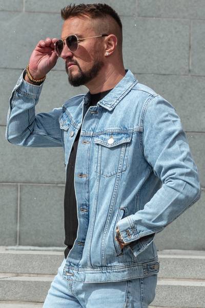 Chaqueta vaquera azul JACK&JONES Chaqueta vaquera azul JACK&JONES