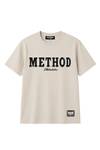 Method camiseta beige con strass JERONE