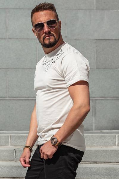 Cooper camiseta marrón claro Jerone