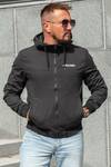 Rush Bomber con capucha Negro Jack&Jones