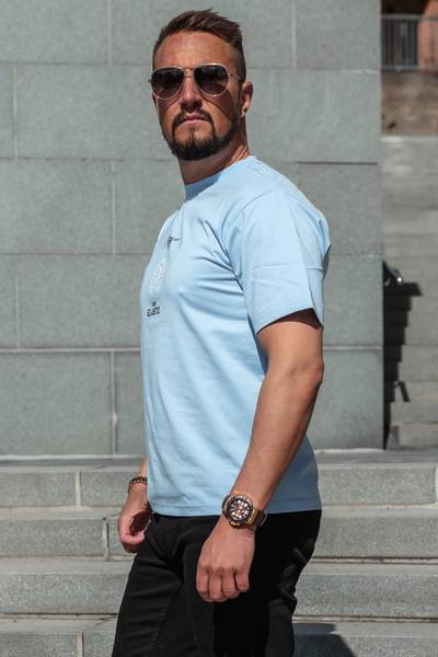 Camiseta holgada azul Gisell JERONE