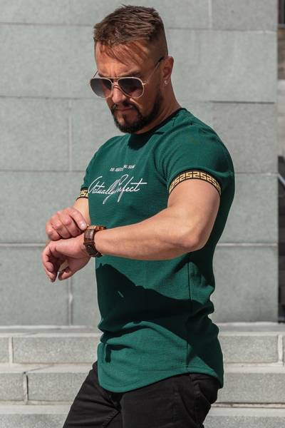 Jules camiseta estructurada verde JERONE