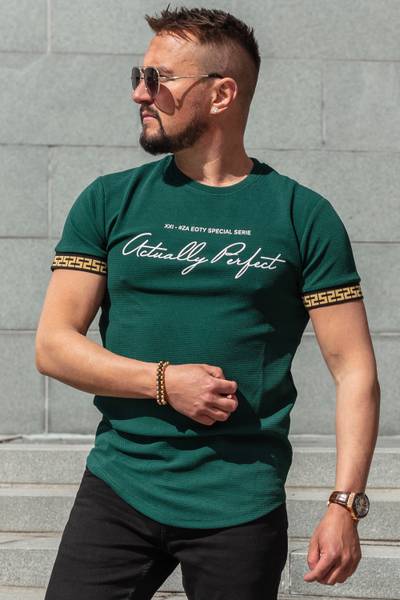 Jules camiseta estructurada verde JERONE