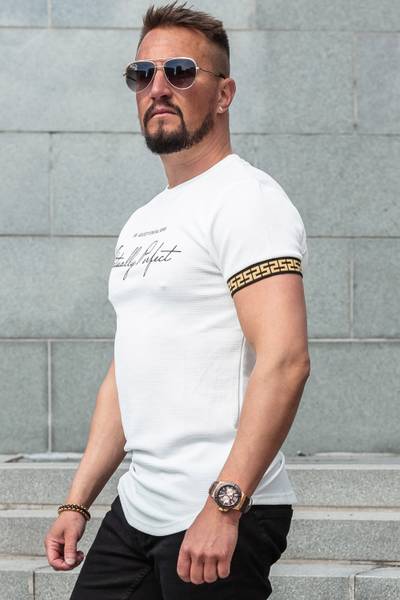 Jules camiseta blanca estructurada JERONE