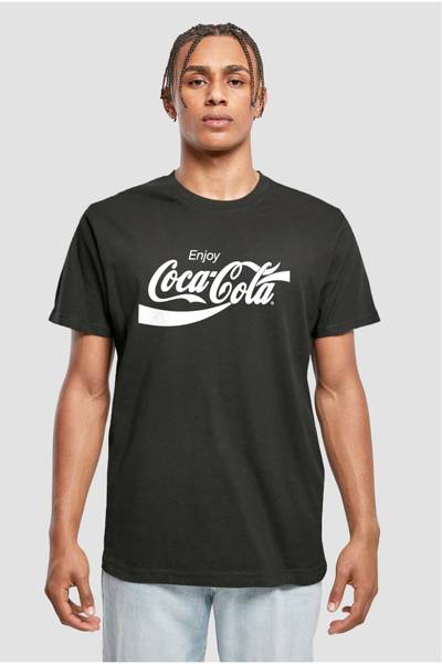 Coca Cola Logo Tee Black Merchcode