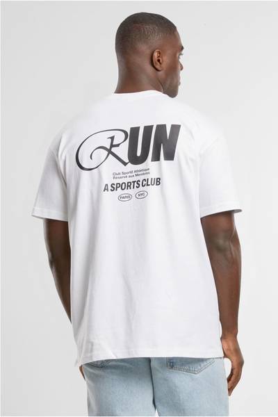 A Sportsclub Oversize Tee White MISTER TEE