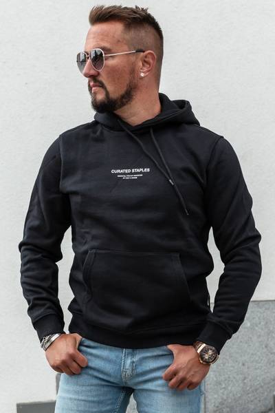 Curated sudadera negra ONLY&SONS