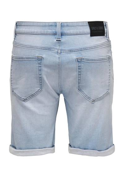 Shorts elásticos azul claro ONLY&SONS