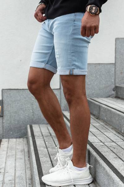 Shorts elásticos azul claro ONLY&SONS