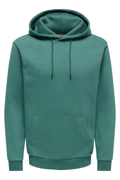 Basic Ceres Hoodie Mallard Green Only & Sons Basic Ceres Hoodie Mallard Green Only & Sons