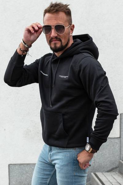 Curated sudadera con capucha negra Sweat ONLY&SONS