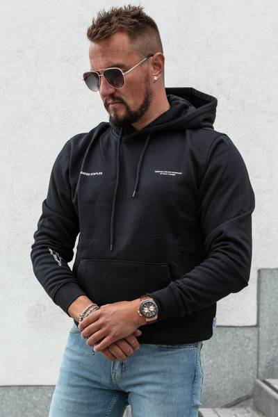 Curated sudadera con capucha negra Sweat ONLY&SONS