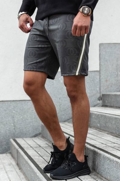 Dax Printed Gray Shorts JERONE Dax Printed Gray Shorts JERONE