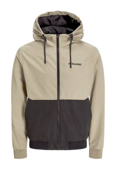 Rush Hood Bomber Coriander Black Jack&Jones Rush Hood Bomber Coriander Black Jack&Jones