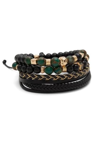 Pulsera de varias piezas para hombre verde oscuro ALDO
